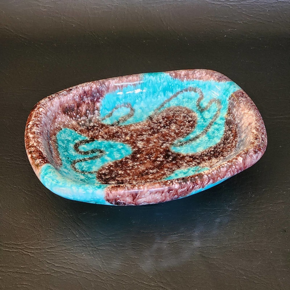 Limited Edition Italian Pottery  Soap Dish -Trinket Dish  Numbered 95/150